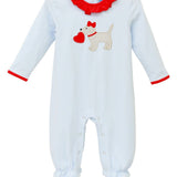 Puppy Love Ruffle Romper