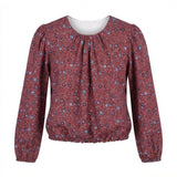 Wren Top Amber Floral