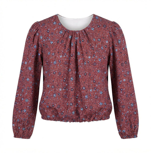 Wren Top Amber Floral