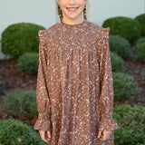 Lottie Dress Brown Sugar Blooms