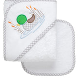Mallard Applique Hooded Towel & Washcloth Set