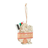 DIY Wood Santa Ornament