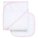 Ballet Floral Baby Hooded Towel & Washcloth Set