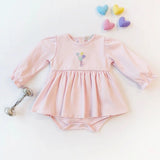 Long Sleeve Daisy's Diaper Cover Dress