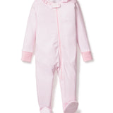 Pink Stripe Pima Romper