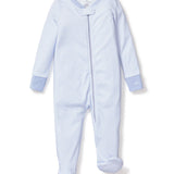 Blue Stripe Pima Romper