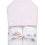 Pink Seersucker Stripe Everykid Towel
