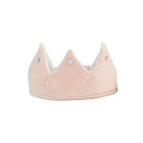 Light Pink Velvet Light Up Crown
