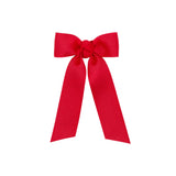 Tiny Grosgrain Bowtie with Knot Wrap and Streamer Tails