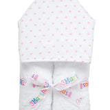Bow Fabric Everykid Towel, Pink