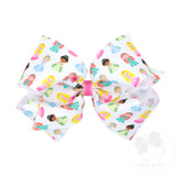 King Princess and Dance-Inspired Printed Grosgrain Hair Bow