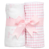 Sailboat Set of Two Burps, Pink
