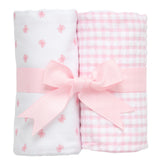 Bow Set of Two Burps, Pink