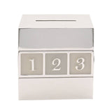 Bambino Silverplated ABC/123 Cube Money Box