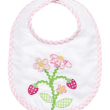 Strawberry Applique Basic Bib