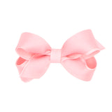 Mini Crepe Satin with Grosgrain Underlay Hair Bow