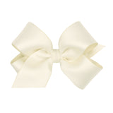 Medium Crepe Satin with Grosgrain Underlay Hair Bow