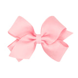 Medium Crepe Satin with Grosgrain Underlay Hair Bow