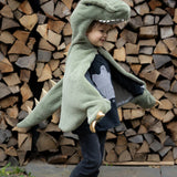 Green T-Rex Cuddle Cape