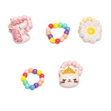 Great Pretenders Flower Kitty Unicorn Elastic Ring Set