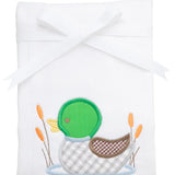 Mallard Applique Burp