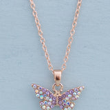Butterfly Gem Necklace