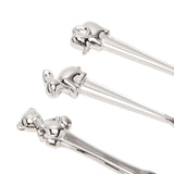 Bambino Silverplated 3pc Cutlery Set with Animal Icons
