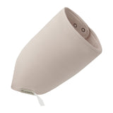 Luxe Solid Kerchief Bib Sepia Rose