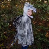 Grey Grandasaurus Spinosaurus Cape Size 4-6