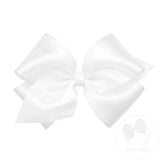 King French Satin Girls Hair Bow (Knot Wrap)