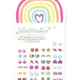 Rainbow Love Sticker Earrings