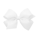 Medium Organza and Grosgrain Overlay Hair Bow