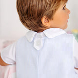 Prescott Pocket Jon Jon Breakers Blue Seersucker with Worth Avenue White