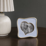 FRAME Encanto Curved Heart 5 x 5 (Periwinkle)
