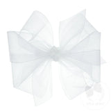 Medium Classic Organza Girls Double Hair Bow