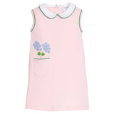 Applique Libby Dress - Hydrangea