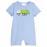 Applique Romper - Garbage Truck