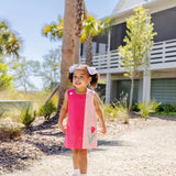 Caroline Colorblock Jumper Palm Springs Punch & Sandpearl Pink
