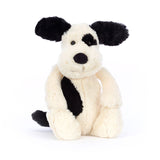 Bashful Black & Cream Puppy "Rufferty" Original