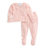 Girl's Mercerized Pima Baby Set, Pink