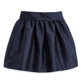 Navy Taffeta Party Skirt