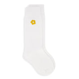 Embroidered Knee High Socks - Daisy