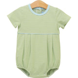 Bentley Bubble - Green Stripe/ Light Blue