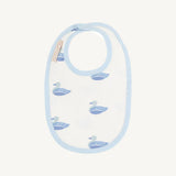Burp Me Bib Merrimack Quack Quacks with Buckhead Blue