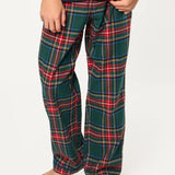 Kid's Brushed Twill Pajama Pants in Kensington Tartan