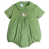 Chest Smocked Bubble - Mallard