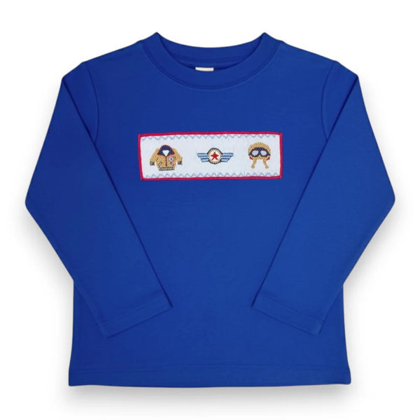 Zuccini Aviator Harry Play Tee Royal Blue Knit