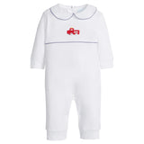 Crochet Playsuit - Fire Truck