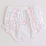 Diaper Cover - Pink Scallops