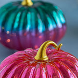 Lighted Ombre Revolving Pumpkin